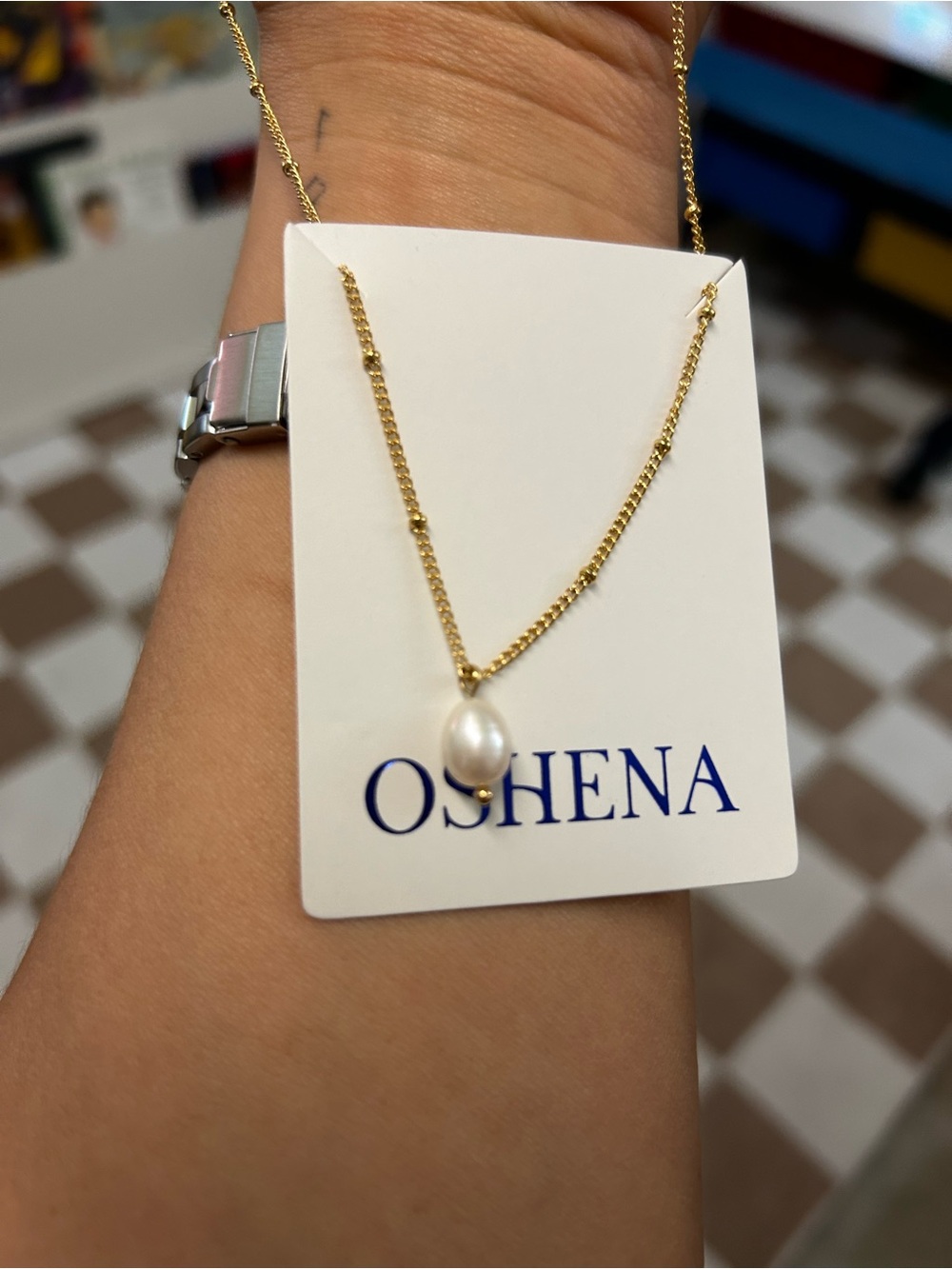 Oshena Genuine Pearl Necklace